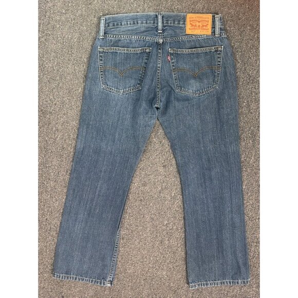 Levi's 527 Low Boot Cut Jeans Mens 32x30 Medium Wash Blue Denim Bootcut - Picture 3 of 3